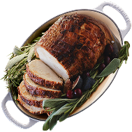 Plated Diestel Seasoned Turkey Breast Roast
