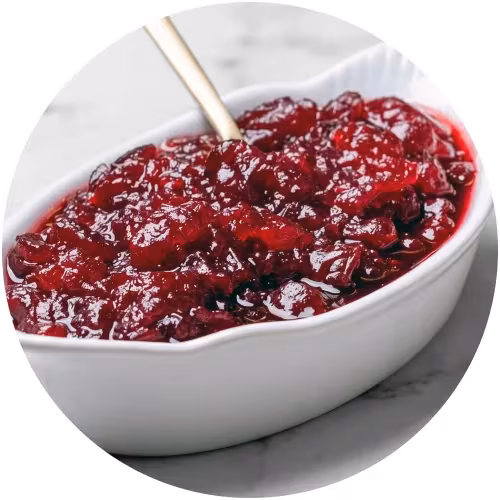 Cranberry cherry compote