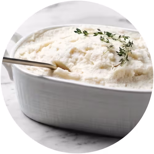 Yukon Gold mashed potatoes